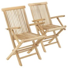 DIVERO 2er Set Gartenstuhl