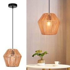 Gbly e27 pendellampe rattan - pendellampe,