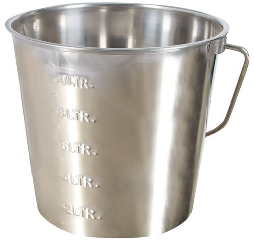 Edelstahleimer mit - 12.3l,