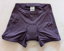 Gepolsterte Damen Fahrradhose Shorts von GONSO Gr. 42 aubergine