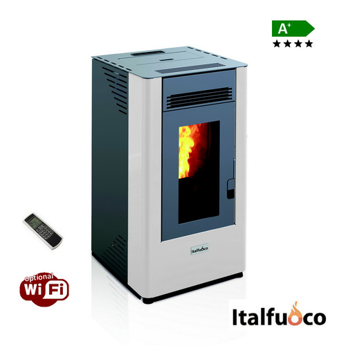Pelletöfen weiß italfuoco - weiß,