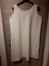 Vintage Nachthemd für Damen, weiß, ca. Gr. 40/42 Original v. Oma