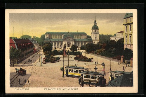 Ansichtskarte darmstadt - ansichtskarte,