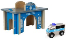 Holzeisenbahn Polizeiwache mit