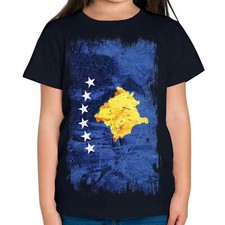 KOSOVO GRUNGE FLAGGE KINDER