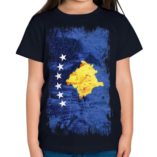 Kosovo grunge flagge kinder - grunge,
