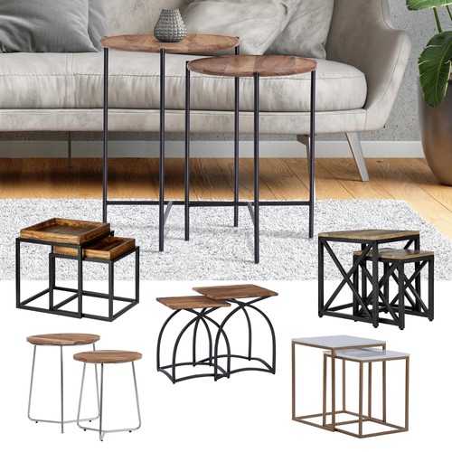 2er set beistelltisch - set,