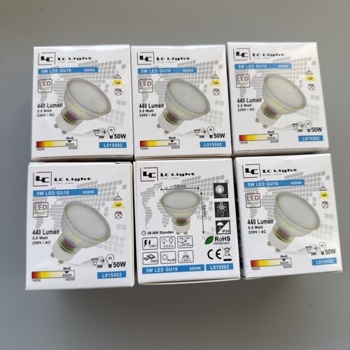 L015502 gu10 led - led, 5w