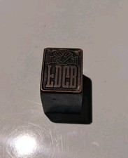 DDR FDGB Gewerkschaft Klischee Druckplatte Druckstock Stempel Buchdruck