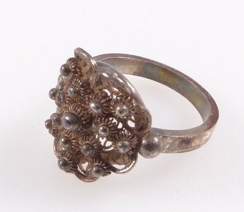 Antikschmuck silber ring - silber,