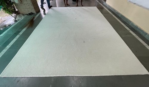 Teppich handgetuftet einfarbig - teppich,
