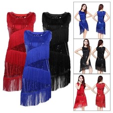 Damen Quaste Latin Dance Kleid