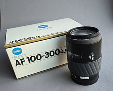 Objektiv Minolta AF 100-300 / 4,5-5,5 Teleobjektiv Lens