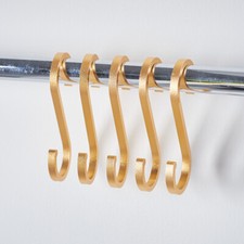 5 10 Stück S Haken Aluminium ideal Küche Schrank Garage Garten 3 Farben