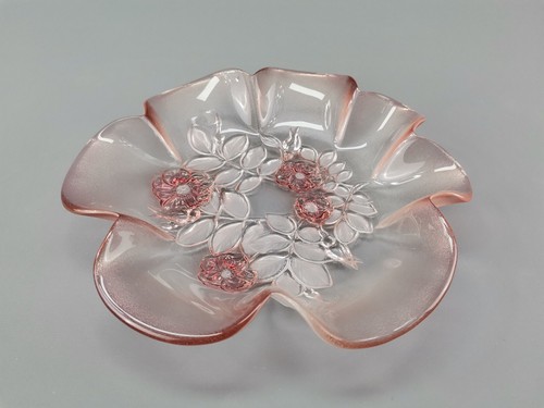 Glasschale blume muster rot - muster,