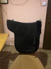 Lammfellsatteldecke Schwarz