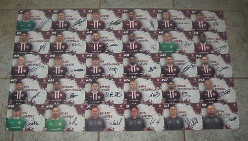 Autogrammkarten 2025 bfc - 31, 2025/26