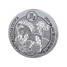 LUNAR PFERD 2026 - 999 SILBER - SILBERMÜNZE - SILBERBARREN