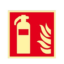 Feuerlöscher Schild