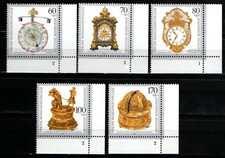 Bund - 1992, Kostbare alte Uhren, postfrisch