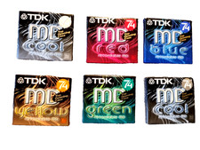 6x TDK MD 74 MiniDisc Neu OVP