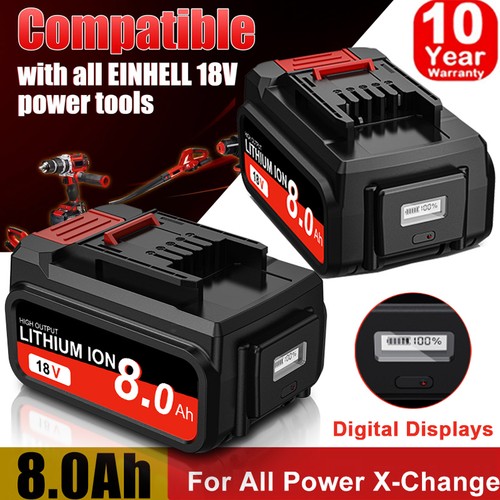 0ah akku für einhell 18v - 8,0ah,