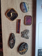 Konvolut Broschen Alter Schmuck Vintage/ Antik Stiel 70-80 Jahre. 7 Stück