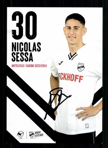 Nicolas sessa autogrammkarte - nicolas,