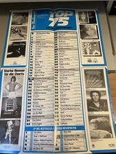 Hot Chocolate / Queen / Rolling Stones Chart-Plakat 40 x 60 cm / (1980)