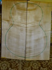 Tonholz, Tonewood, klasse Riegelahorn für Archtop, legname pregiato