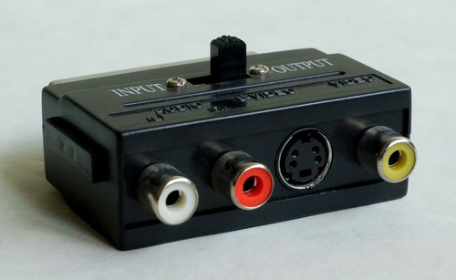 Umschaltbar scart adapter auf - scart,