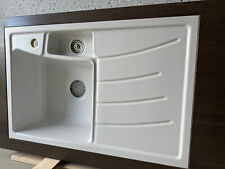 systemceram KeraDomo Einbauspüle Vega 78 F, Polar,  1 Becken links, gebraucht