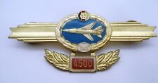 DDR NVA  Klassifizierungsabzeichen Flugzeugführer Stufe Meister Anhänger 4500h
