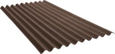 Onduline Bitumenwellplatte Ondalux 200 x 95 cm 2,6 mm braun