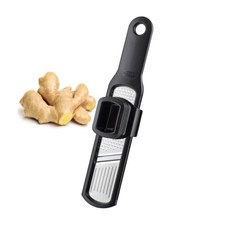 Edelstahlreibe RAFINO Küchenreibe Fein Grob Feine Klingen Scharf Gemüsereibe