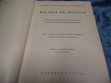 Bergmann , Wie bist Du 