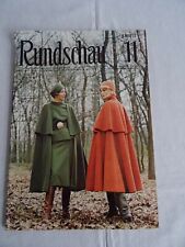 Rundschau 1975  Schnittmusterheft altes Vintage Mode Heft Zeitung