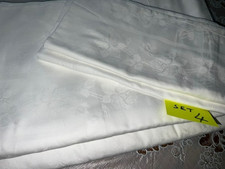 Weißwäsche 2 Bettbezüge 125x190 2 Kopfkissenbezüg 75x75 Knopfleiste Rosen Muster