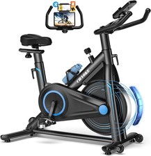 Heimtrainer Fahrrad mit App, CHAOKE Profi Ultra-Leiser Indoor-Hometrainer mit
