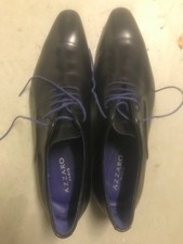 Azzaro Paris Herren Schuhe Leder Made in France ca. Gr. 44 / /45