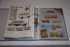 Brekina Prospekte Konvolut im Sammelordner,123 Stück