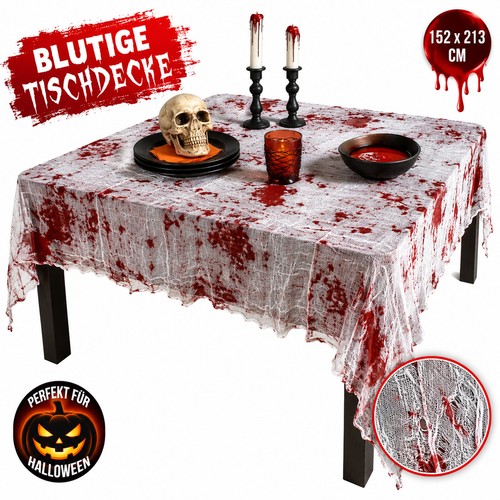 Blutige tischdecke deko - tischdecke,