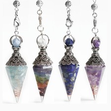 Pendel 7 Chakra Heilsteine