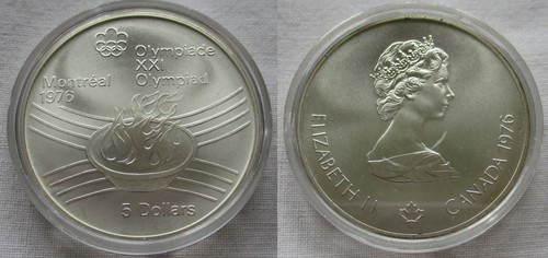 Dollar silber münze canada - silber,