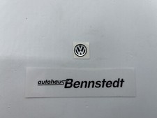 ~VW Emblem 3C0837891A~Schlüsselblende VW Schwarz Chrom 12mm~