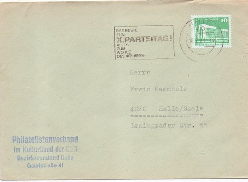 Ddr brief mit - brief,