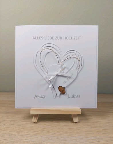 Glückwunschkarte zur hochzeit - glückwunschkarte,