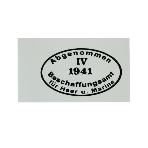 Water decal dated german - water,