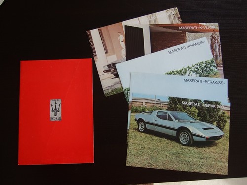 Prospekt maserati merak - merak, 2000