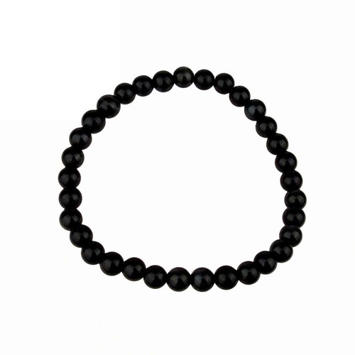 Obsidian schwarz mm kugel - schwarz,